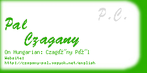 pal czagany business card